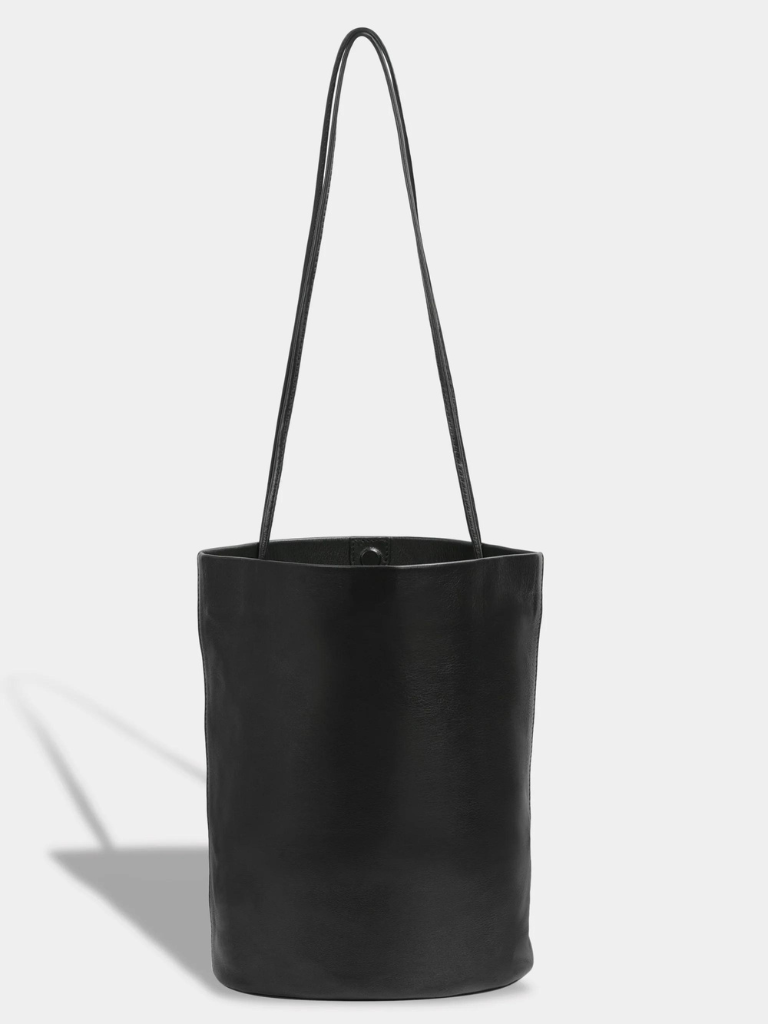 Drape Oval Bucket - Black