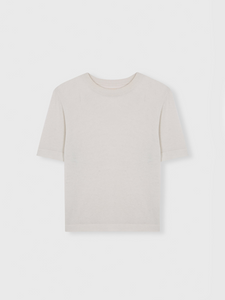 Viscose T-shirt - Marshmallow