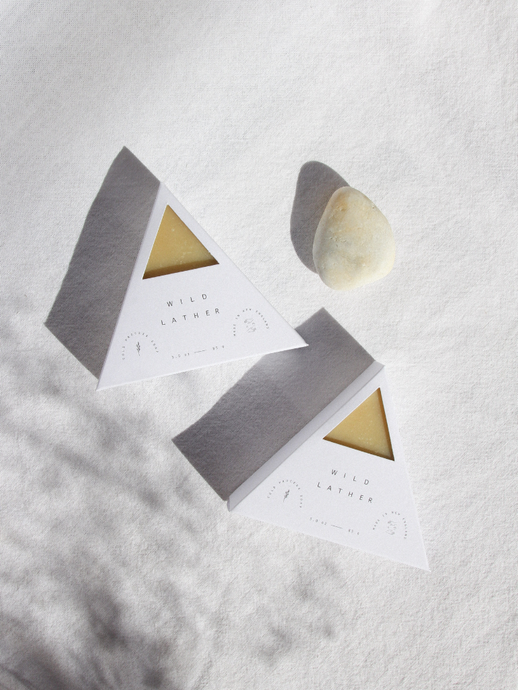 Sun Milk Triangle Soap (milky oats + calendula, no essential oils)