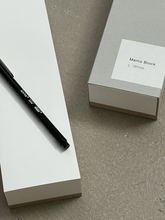 Load image into Gallery viewer, Large Memo Pad - White