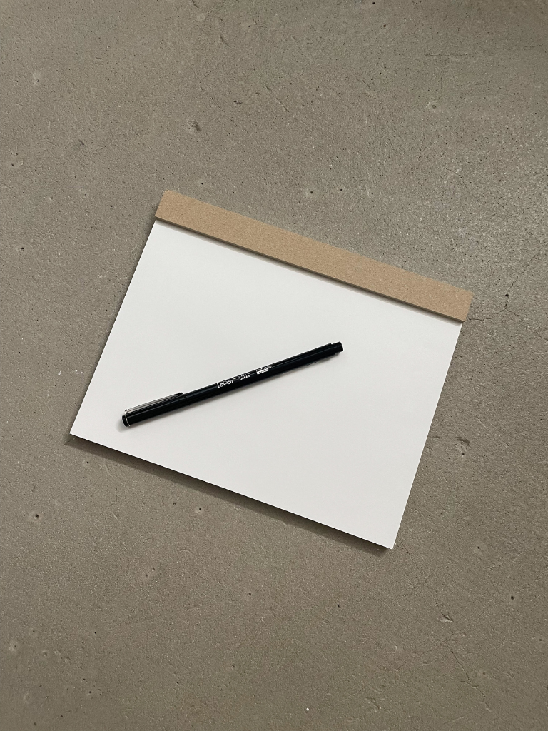 A5 Drawing Pad - White