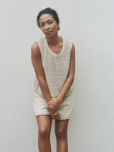 Textured Tank - Flax