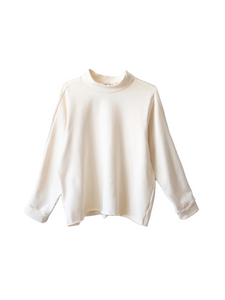 Mockneck Sweatshirt - Natural (XL)