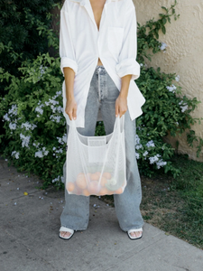 Hombre Tote - Ivory Bio Knit