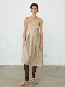 Strapless Dress - Toasted