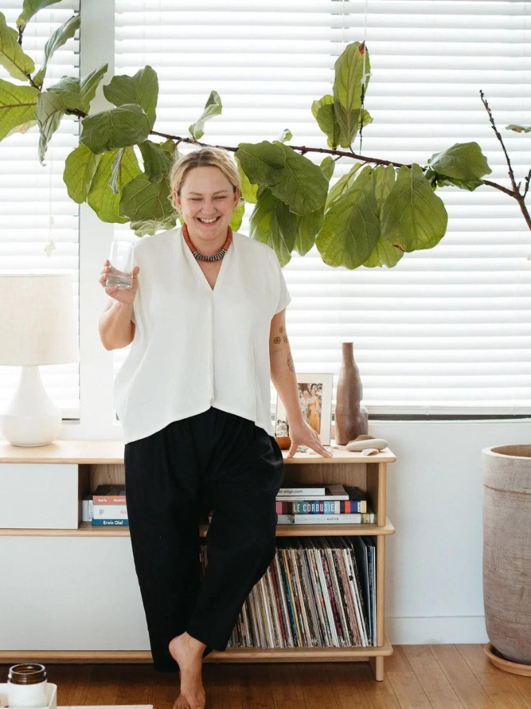 Everyday Top in Cotton Lyocell - Natural