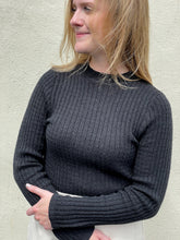 Load image into Gallery viewer, Shell Rib Tee - Melange Black