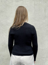 Load image into Gallery viewer, Shell Rib Tee - Melange Black