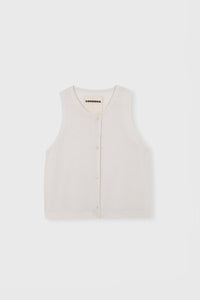 Viscose Waistcoast - Marshmallow
