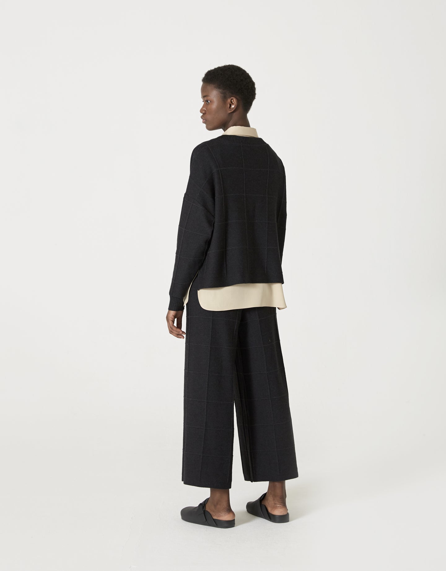Napo Trouser - Charcoal Merino Wool
